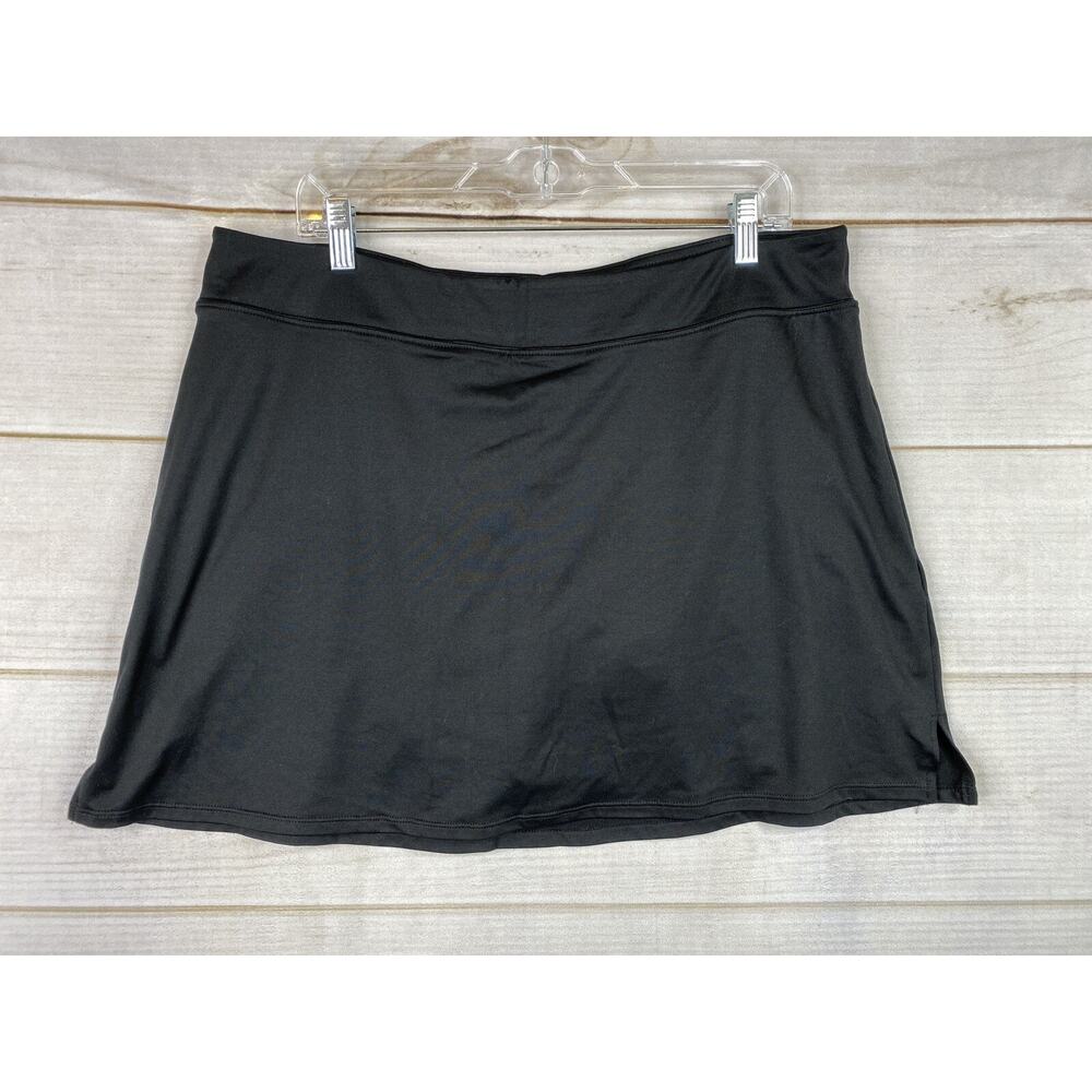 Tranquility Colorado Skort Womens 2XL XXL Black Stretch Skirt Shorts Golf Tennis